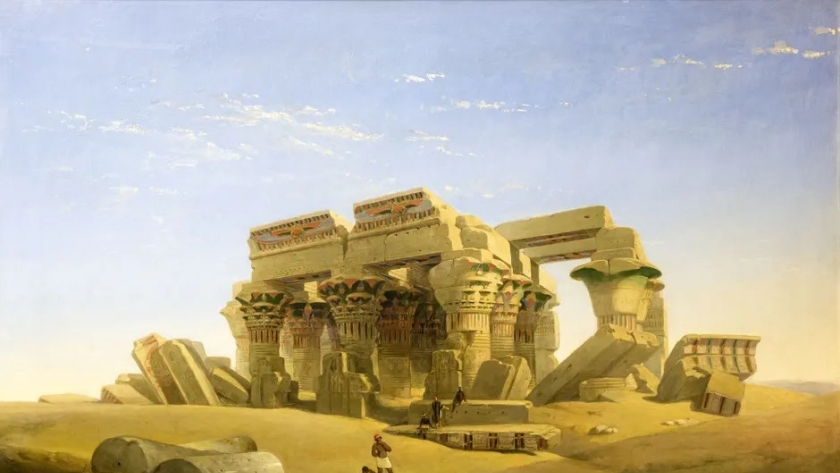 لوحة بمعرض رؤى مصر القديمة