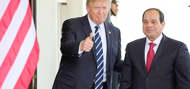الرئيس عبدالفتاح السيسي ونظيره الأمريكي