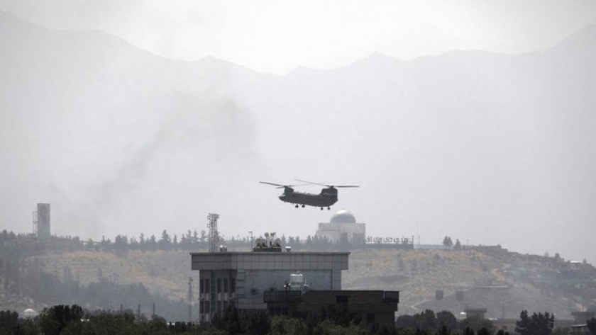 طائرة أمريكية في كابول اليوم الأحد