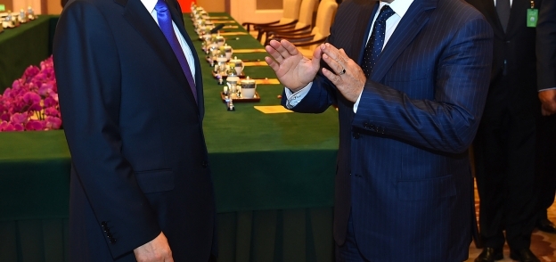 الرئيس عبدالفتاح السيسي ورئيس وزراء الصين