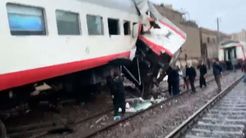 حادث قطارين روض الفرج