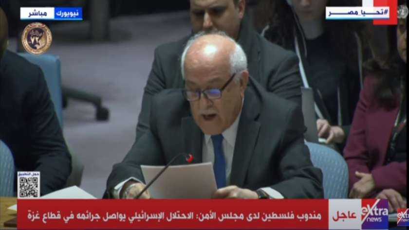مندوب فلسطين لدى مجلس الأمن