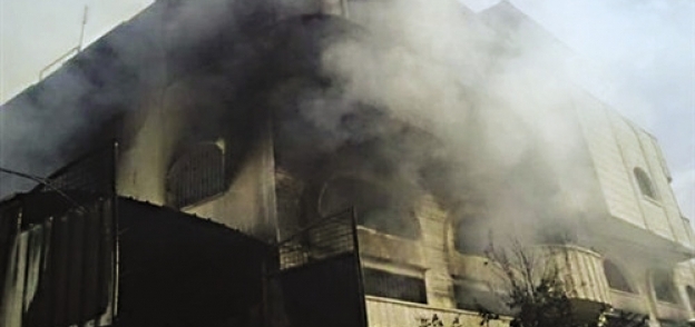 مجمع محاكم الجلاء تعرض لحريق عام 2011 «صورة أرشيفية»