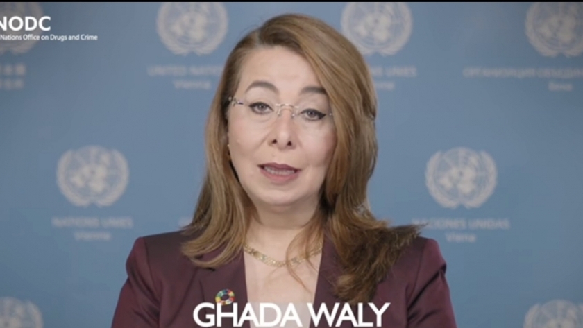 الدكتورة غادة والى، وكيل الأمين العام للأمم المتحدة والمدير التنفيذي لمكتب الأمم المتحدة للمخدرات والجريمة ومدير مقر المنظمة الدولية في فيينا حاليا