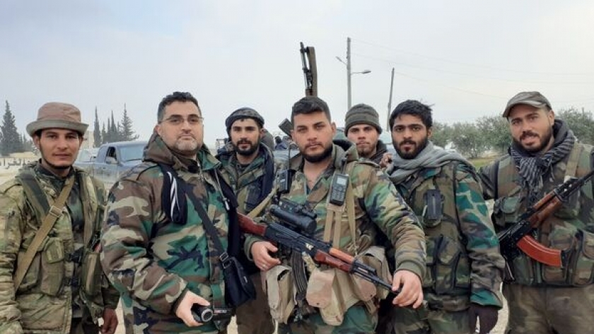 جانب من الفرقة 25 مهام خاصة السورية