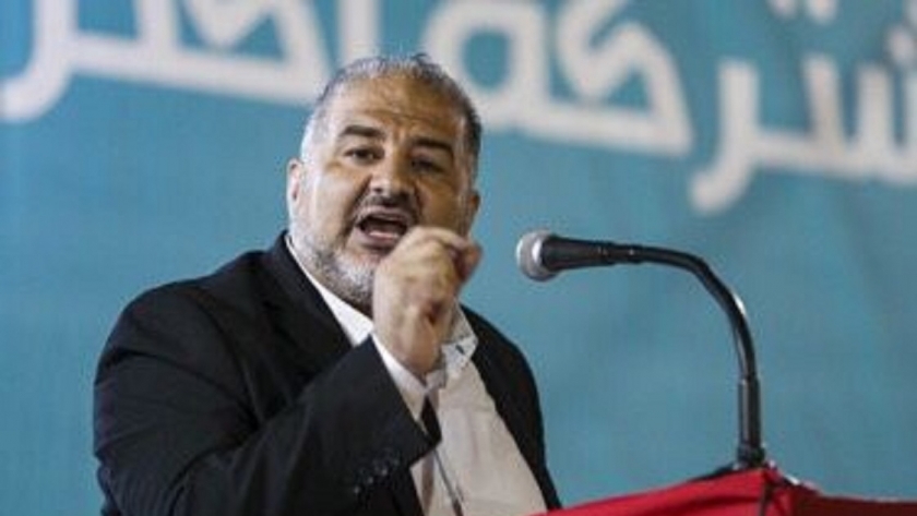 رئيس القائمة العربية الموحدة فى إسرائيل  منصور عباس