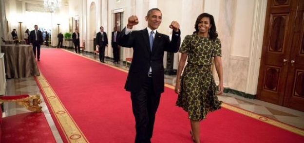أوباما وميشيل "زوجته"