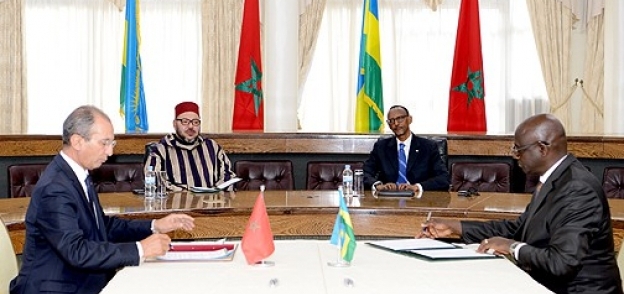 الرئيس الرواندي والعاهل المغربي