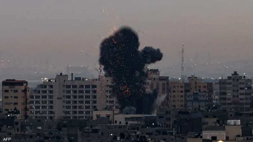 القصف بغزة