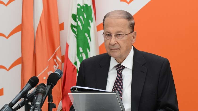 الرئيس اللبناني ميشال عون أكد تمسكه بحقوق بلاده النفطية