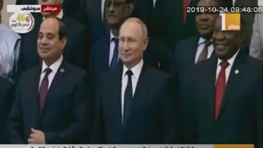 الرئيس عبدالفتاح السيسي ونظيره الروسي فلاديمير بوتين
