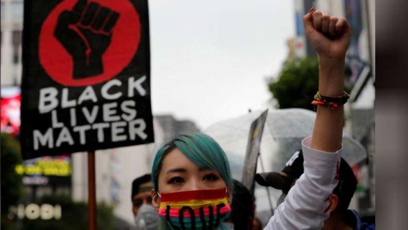 حملة "حياة السود مهمة" في طوكيو