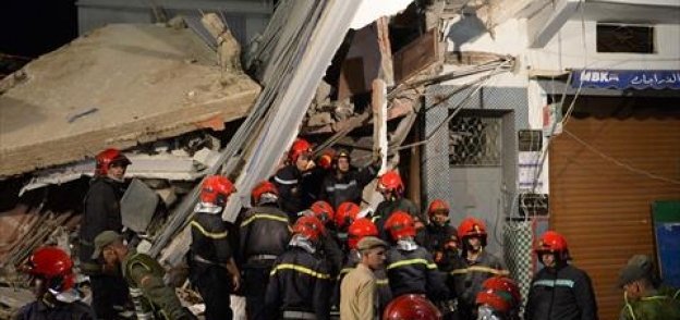 بالصور| أربعة قتلى في انهيار عقار في الدار البيضاء