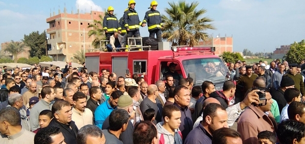 الآلاف يشيعون جثمان الشهيد أحمد الكفراوى فى الشرقية