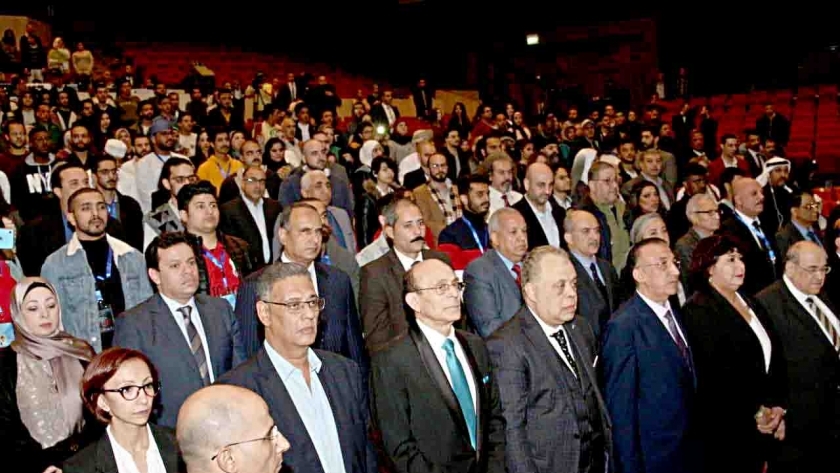 انطلاق مهرجان الإسكندرية المسرحي العربي بالسلام الوطني