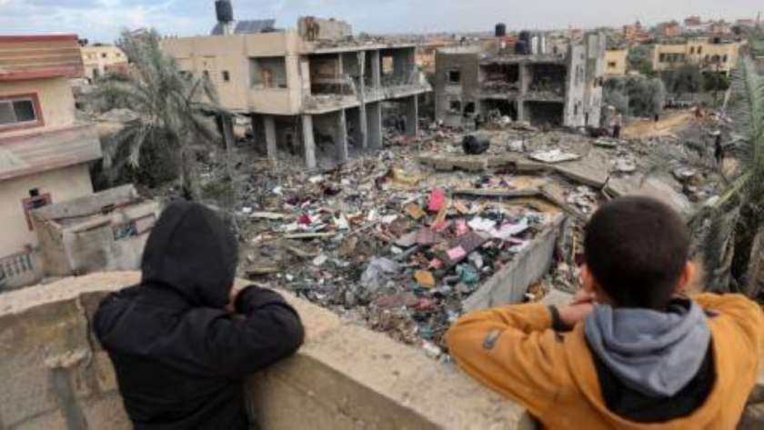 آثار القصف الإسرائيلي على غزة - أرشيفية