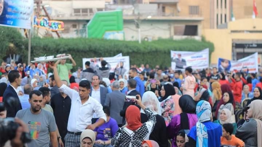مسيرة دعم الرئيس السيسي في محافظة الشرقية