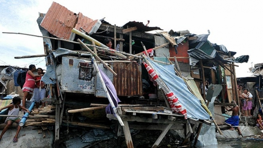 صورة أرشيفية لأضرار الإعصار كونسون في الفلبين منذ سنوات