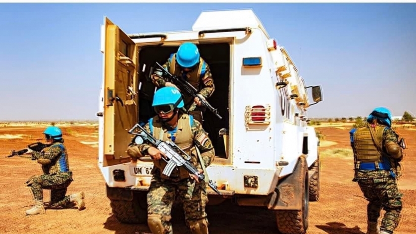 فرقة المفرقعات من الشرطة المصرية فى قوات حفظ السلام ببعثة الأمم المتحدة في مالي