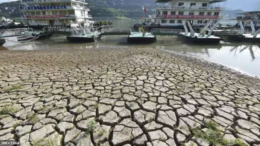 الجفاف في الصين - نهر اليانجتسي