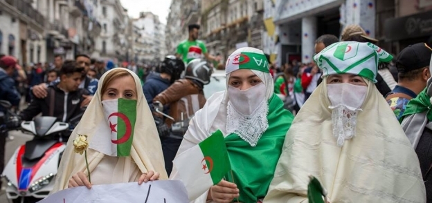 صورة من تظاهرات الجزائر