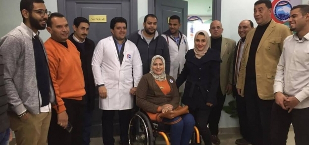 أمانة ذوي الاحتياجات الخاصة أثناء زيارتها لعيادات مستقبل وطن بالشرقية