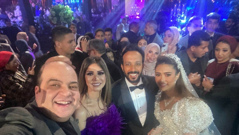 نجوم الفن في حفل زفاف أحمد عصام