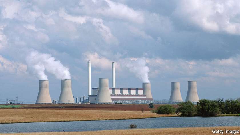 انبعاثات المصانع في جنوب إفريقيا