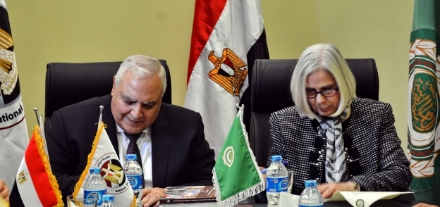 توقيع مذكرة تعاون بين "الوطنية للانتخابات وجامعة الدول العربية