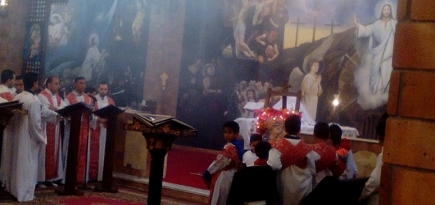 بالصور| احتفالات كنيسة موسى النبي بعيد الميلاد المجيد في مدينة الطور