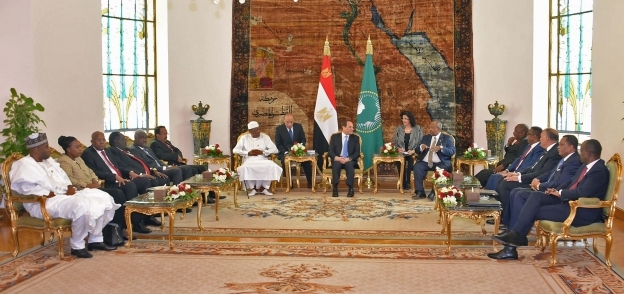 الرئيس عبدالفتاح السيسى خلال اجتماع القمة التشاورية للشركاء الإقليميين للسودان