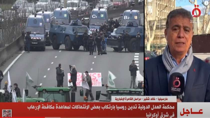 خالد شقير مراسل قناة القاهرة الإخبارية في مارسيليا
