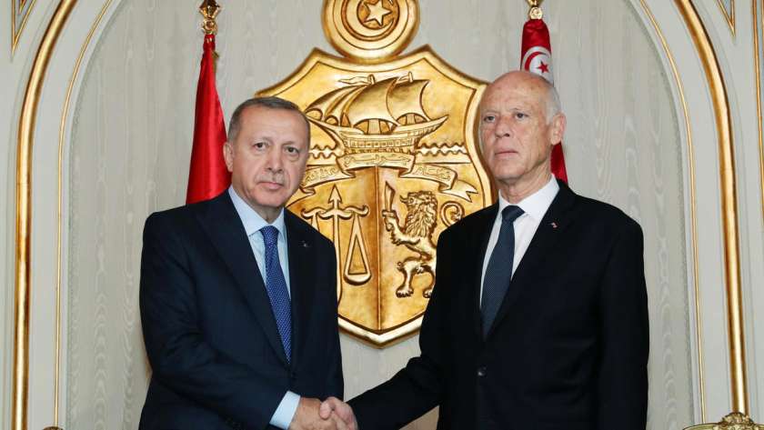 الرئيس التونسي يستقبل أردوغان أمس الأول