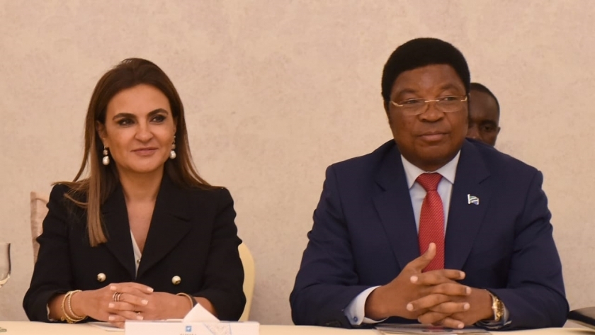 وزيرة الاستثمار ورئيس وزراء تنزانيا يفتتحان منتدى الأعمال المصرى التنزاني