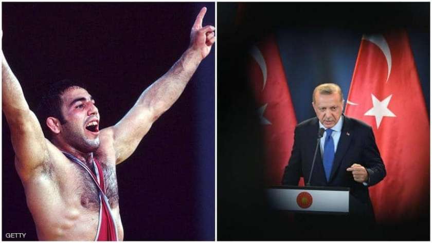 المصارع الأولمبي وأردوغان