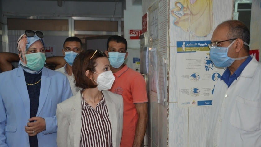  نائب محافظ الإسكندرية تتفقد مستشفى فوزي معاذ للأطفال بكوم الشقافة للوقوف على سير العمل بها