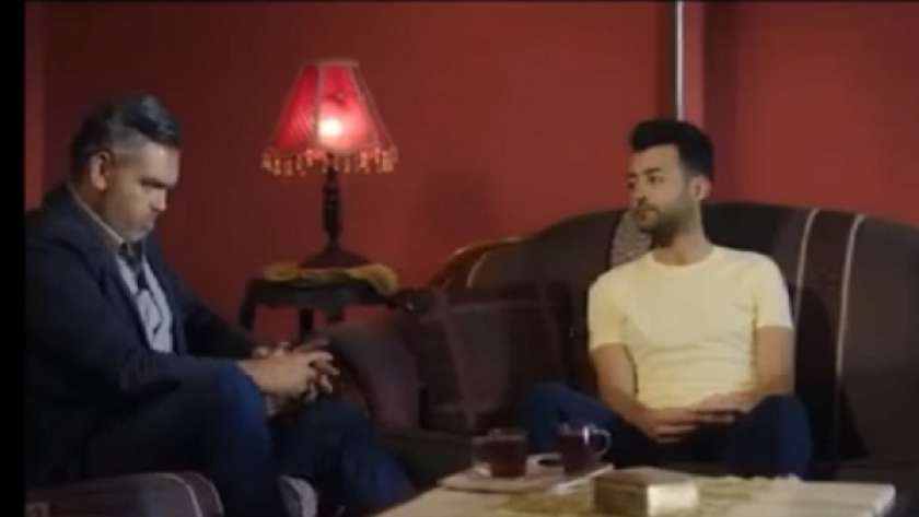 هيثم شاكر وأحمد كرارة من مشهد من مسلسل حب عمري