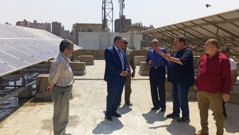 نائب محافظ القاهرة يتابع  ترشيد استهلاك الطاقة