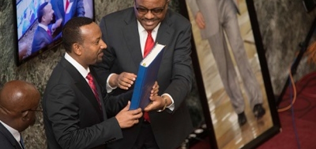 رئيس الوزراء الإثيوبى أثناء أداء اليمين أمام برلمان بلاده