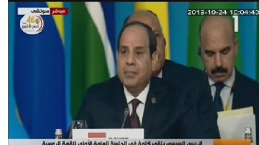 الرئاسة :السيسي أكد لأبى أحمد تمسك مصر بحقوقها التاريخية في مياه النيل