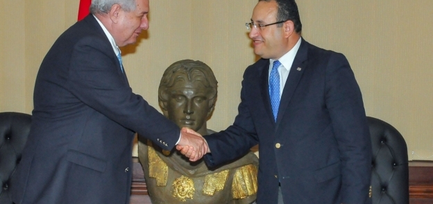 محافظ الإسكندرية يستقبل نائب وزير الخارجية اليونانى و سفير اليونان