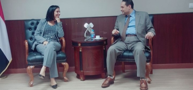 د.جميل ومايا مرسي خلال الاجتماع