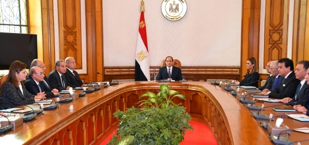 اجتماع الرئيس عبدالفتاح السيسى بالوزراء الجدد