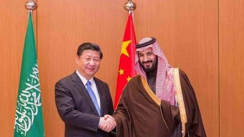لقاء ولي العهد السعودي ورئيس الصين