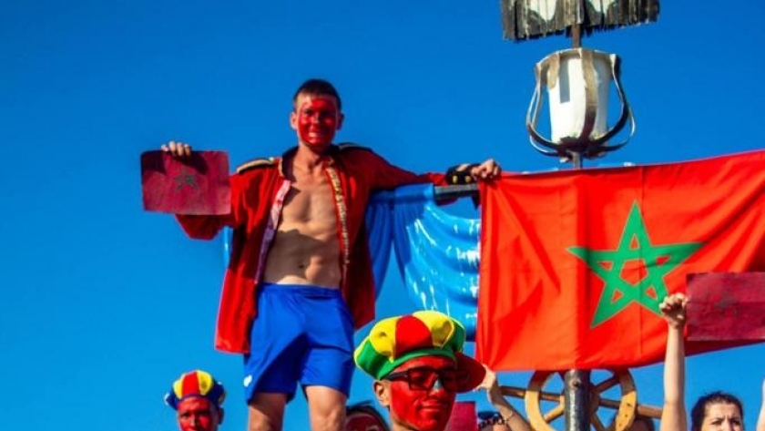 احتفالات فنادق الغردقة بفوز المغرب