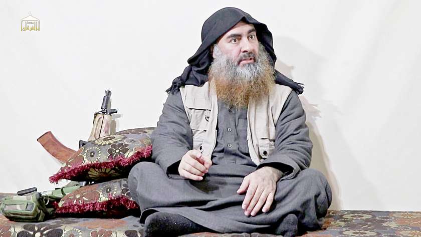 زعيم تنظيم "داعش" الإرهابي السابق  أبو بكر البغدادي