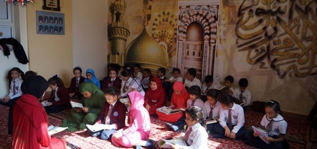 حصة الدين في مسجد المدرسة