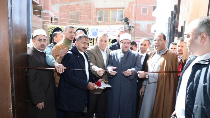 وزير الأوقاف يفتتح مسجد أبو شاور بالشرقية 