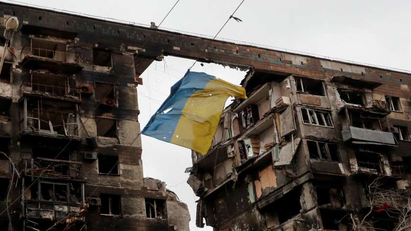 الدمار يلحق بمدينة ماريوبول الأوكرانية .. أرشيفية