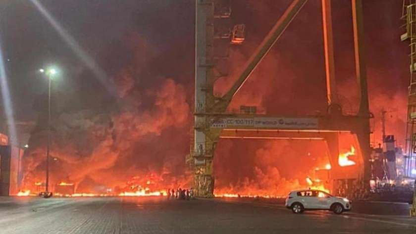 حريق ميناء جبل علي «انفجار دبي»